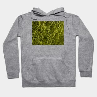 Olive Green Marble Texture Hoodie